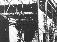 Zračna luka Borongaj, nakon bombardovanja savezničke avijacije 12. travnja 1944. godine (C)  Nakon oslobođenja aerodrom je služio kao logor za oko 7000 njemačkih ratnih zarobljenika koji su korišteni kao radna snaga za asfaltiranje ceste Karlovac-Zagreb. Aerodrom je bio u funkciji do 1962. godine